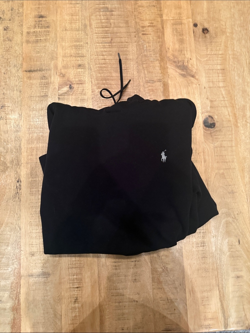 Polo by Ralph Lauren Kids Black Jogger Sweatpants with Pony Logo
